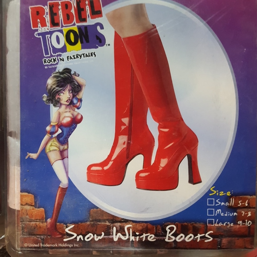Rebel Tunes brand new snowhite boots red sexy choose from 3 sizes - Picture 7 of 10